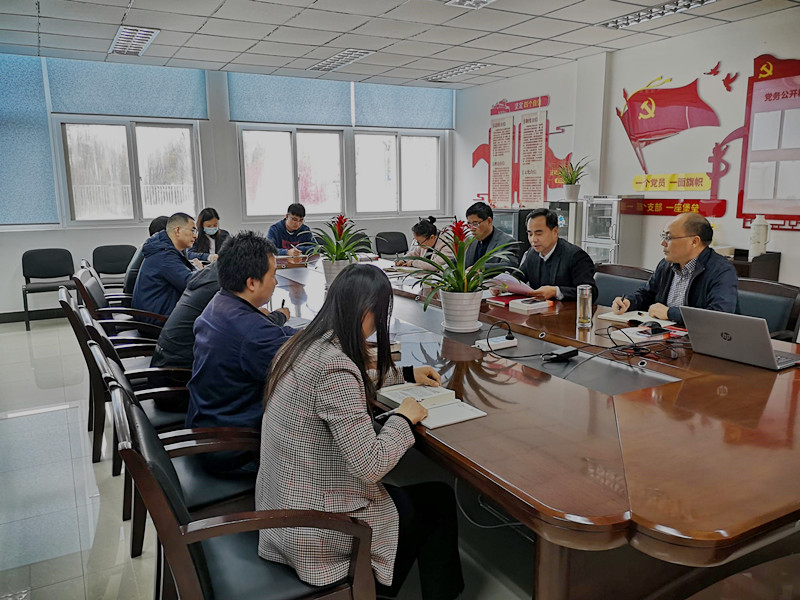 公司党支部召开党史学习教育动员会